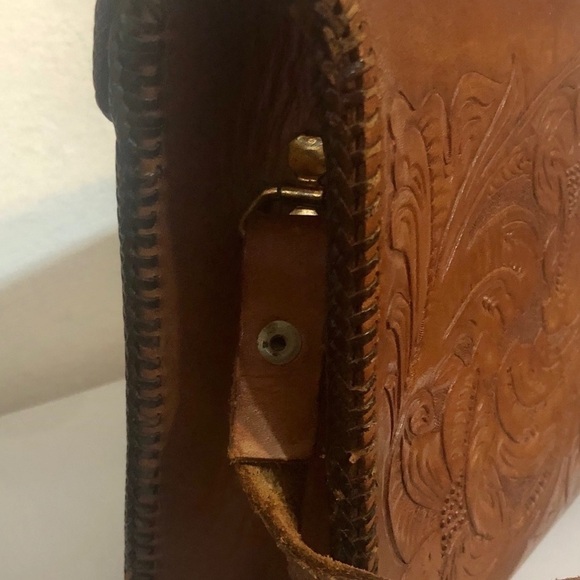 Vintage leather small shoulder bag - Picture 13 of 13